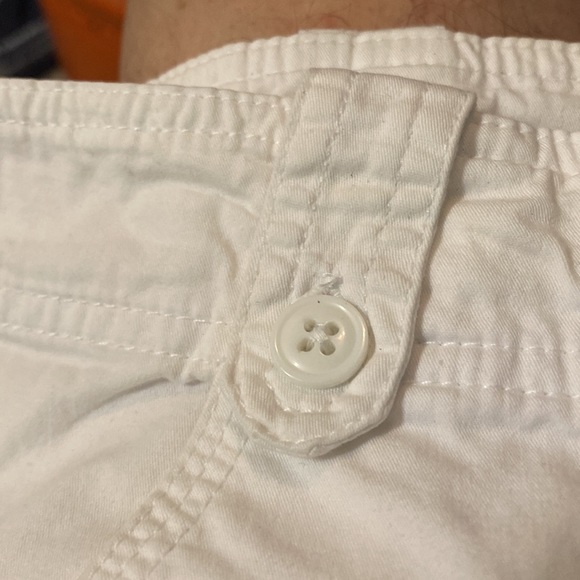 Guess Jeans Womens White Cotton Blend Mid Rise Bermuda Shorts Plus Size 32 - Picture 6 of 10